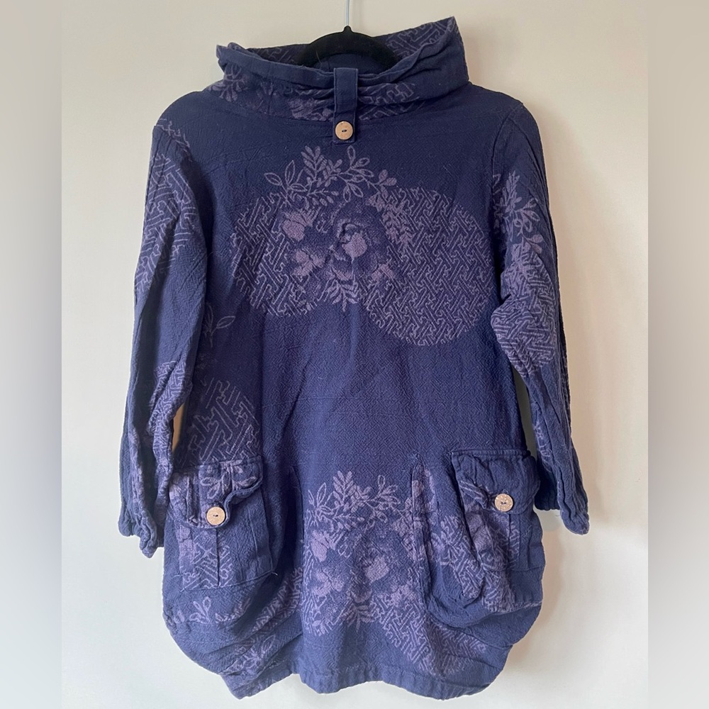 Sure Design Indigo Thai Cotton Pullover